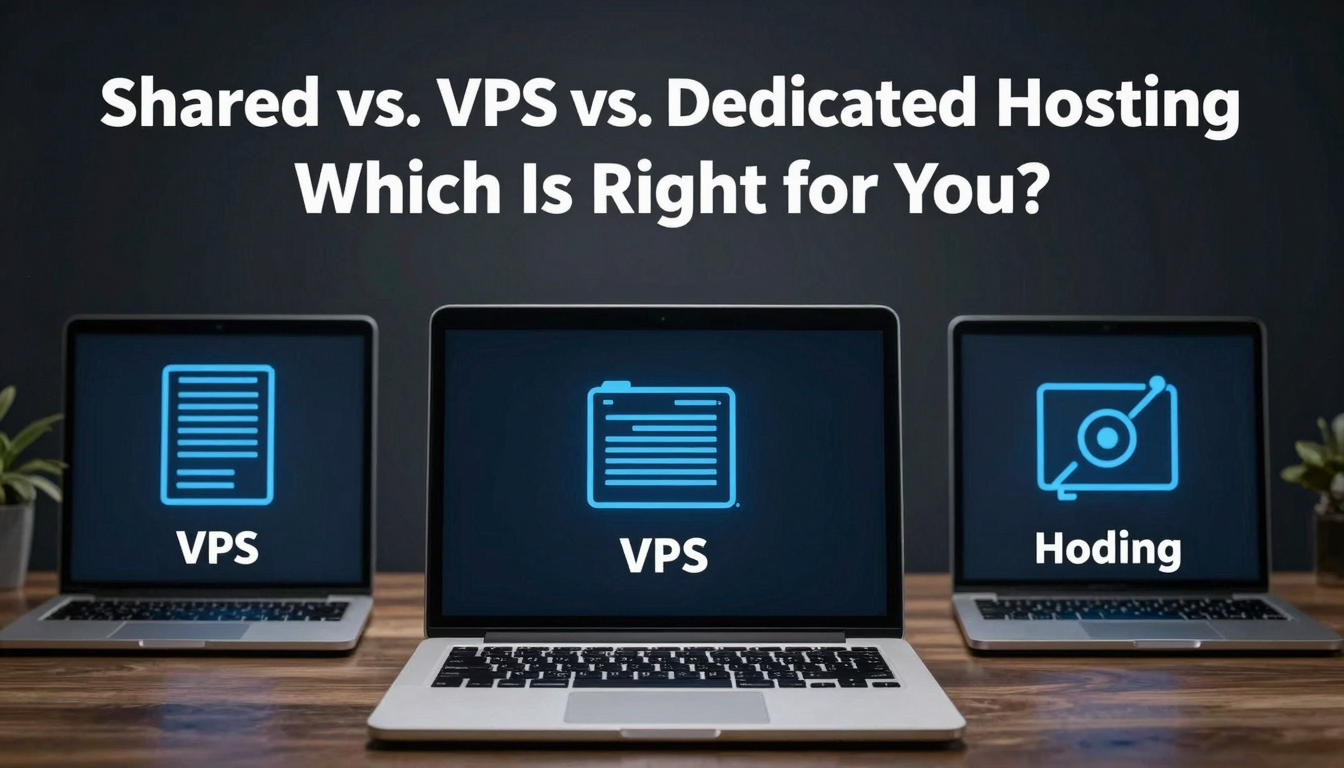 Shared Vs. VPS Vs. Dedicated Hosting: Which Is Right For You?